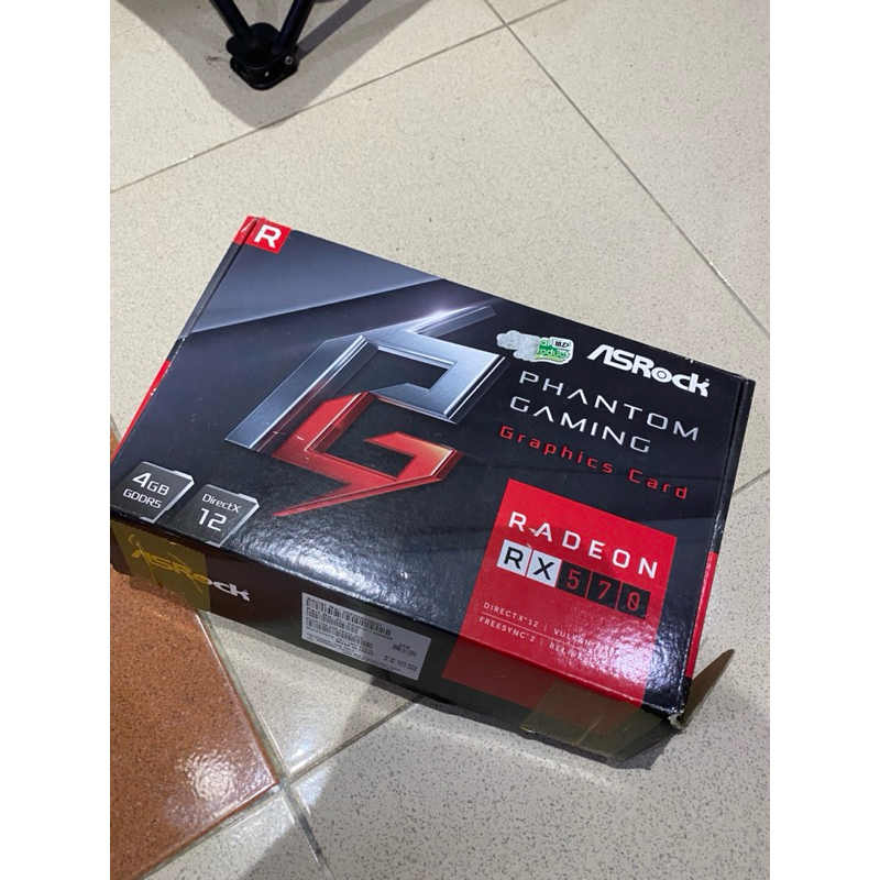 VGA Asrock radeon 4gb rx570 phantom gaming