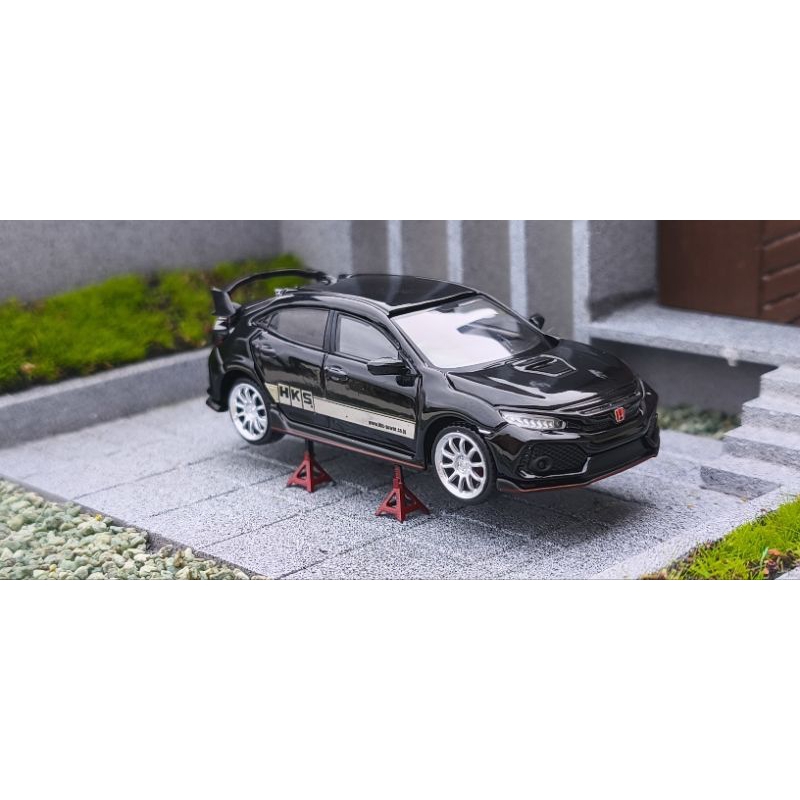 Mini GT 1/64 - Honda Civic FK8 HKS Black