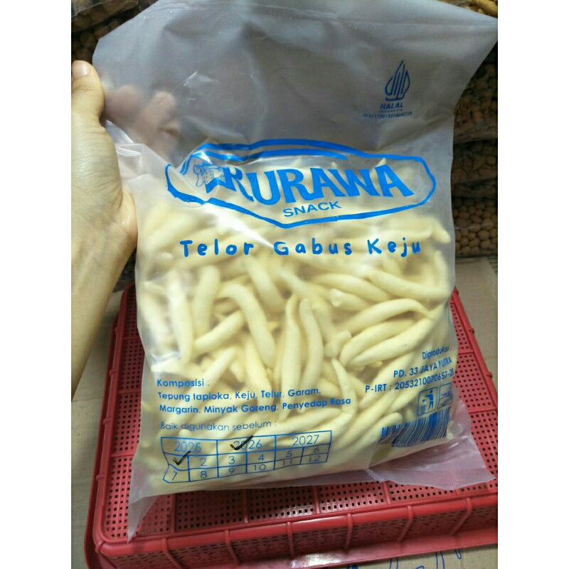 

telor gabus keju kurawa 1pak