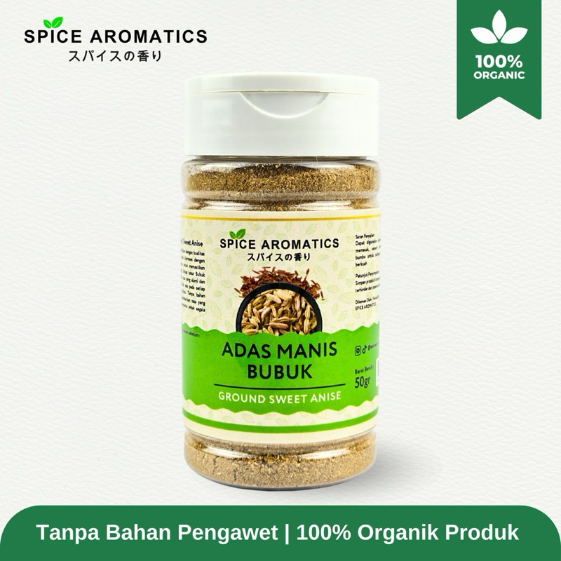 

SPICE AROMATICS Adas Manis Bubuk / Ground Sweet Anise Premium Quality