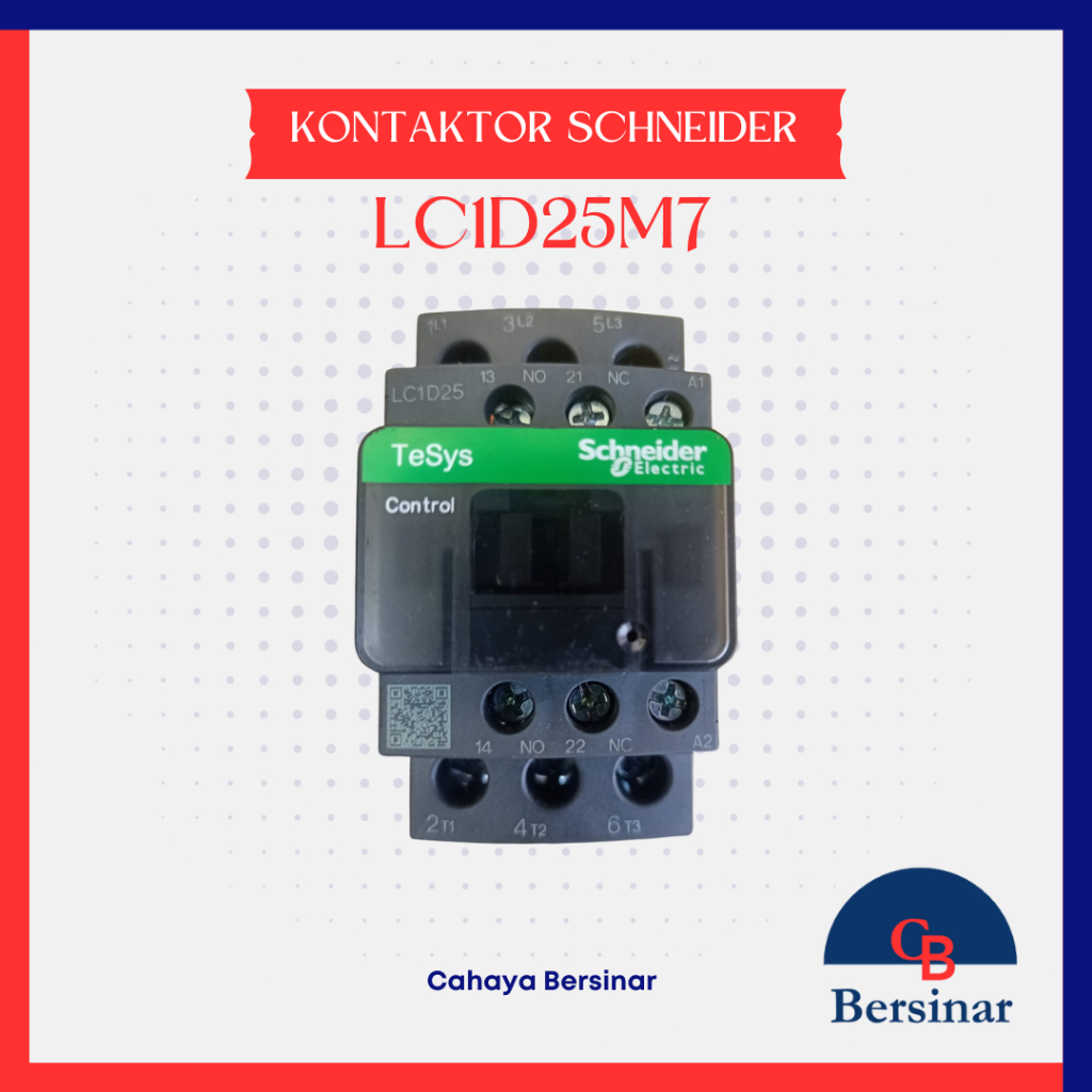 KONTAKTOR SCHNEIDER LC1D25 CONTACTOR SCHNEIDER LC1D25M7