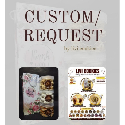 

COSTUM/REQUEST TAMBAHAN JENIS KUE PAKET BUNDLING