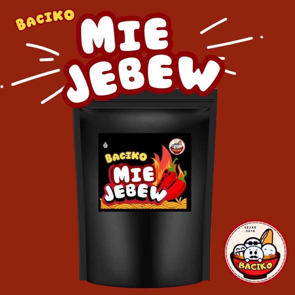 

Mie Jebew Instant Chili Oil Baciko