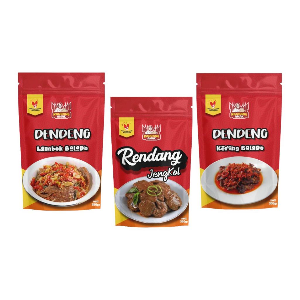 

Randangamak - Paket Triple G Dendeng Lambok & Jengkol Original 350GR