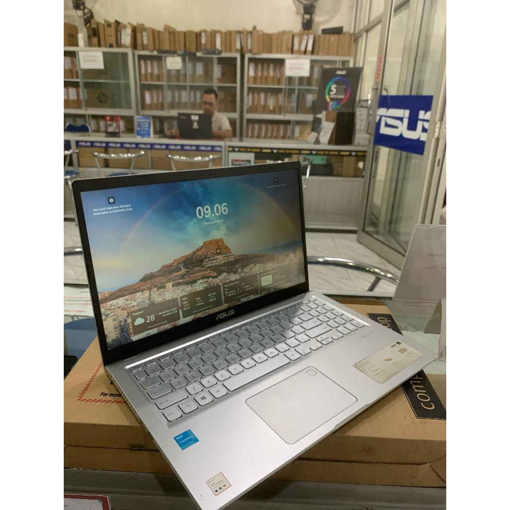 LAPTOP ASUS VIVOBOOK A516K Celeron N4500 RAM 4GB/SSD 512GB WIN 11 LAYAR 15"FHD SLIM SECOND LIKENEW