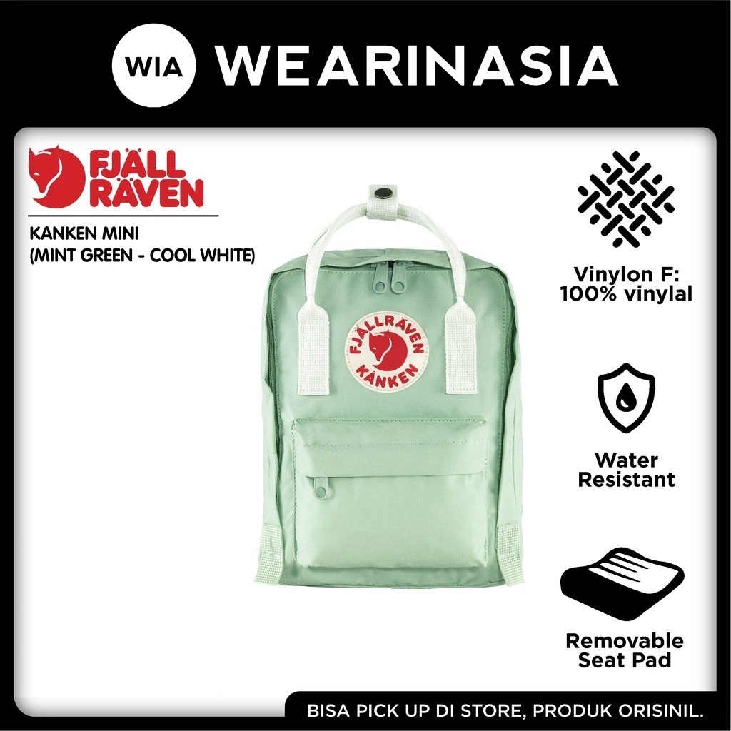 Tas Ransel Fjallraven Kanken Mini Original Double Colours