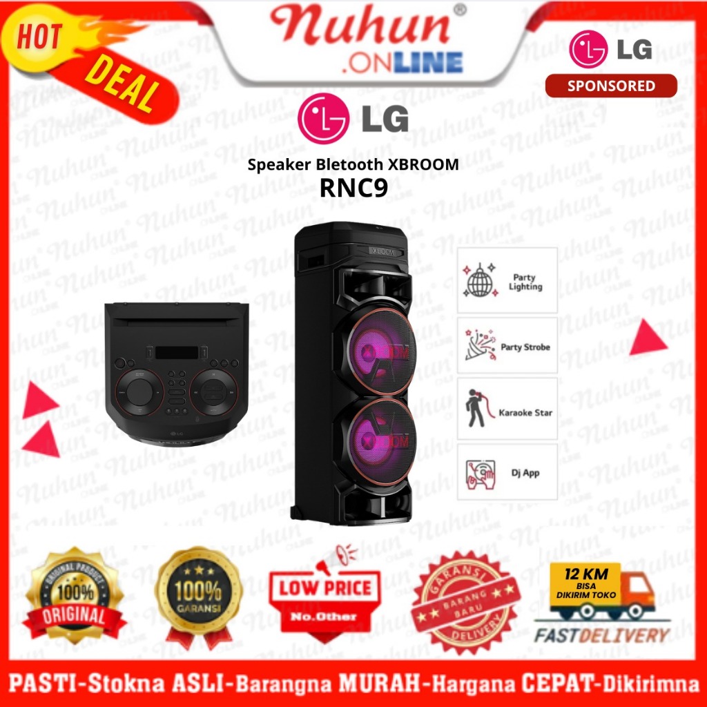 LG Speaker Audio Active Party XBOOM RNC9