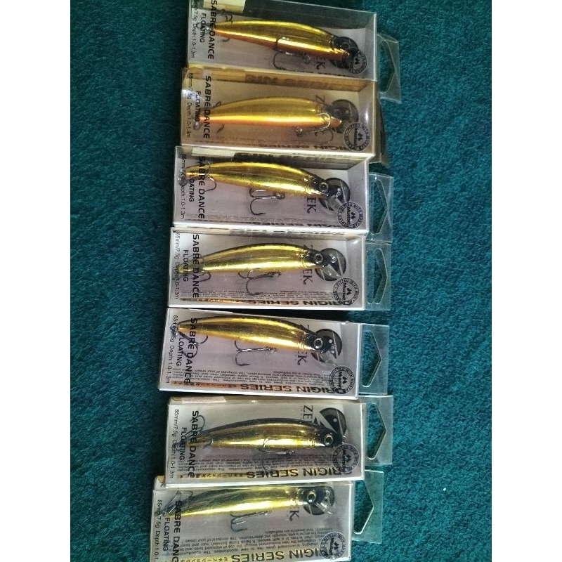 lure minnow zerek sabre dance umpan pancing
