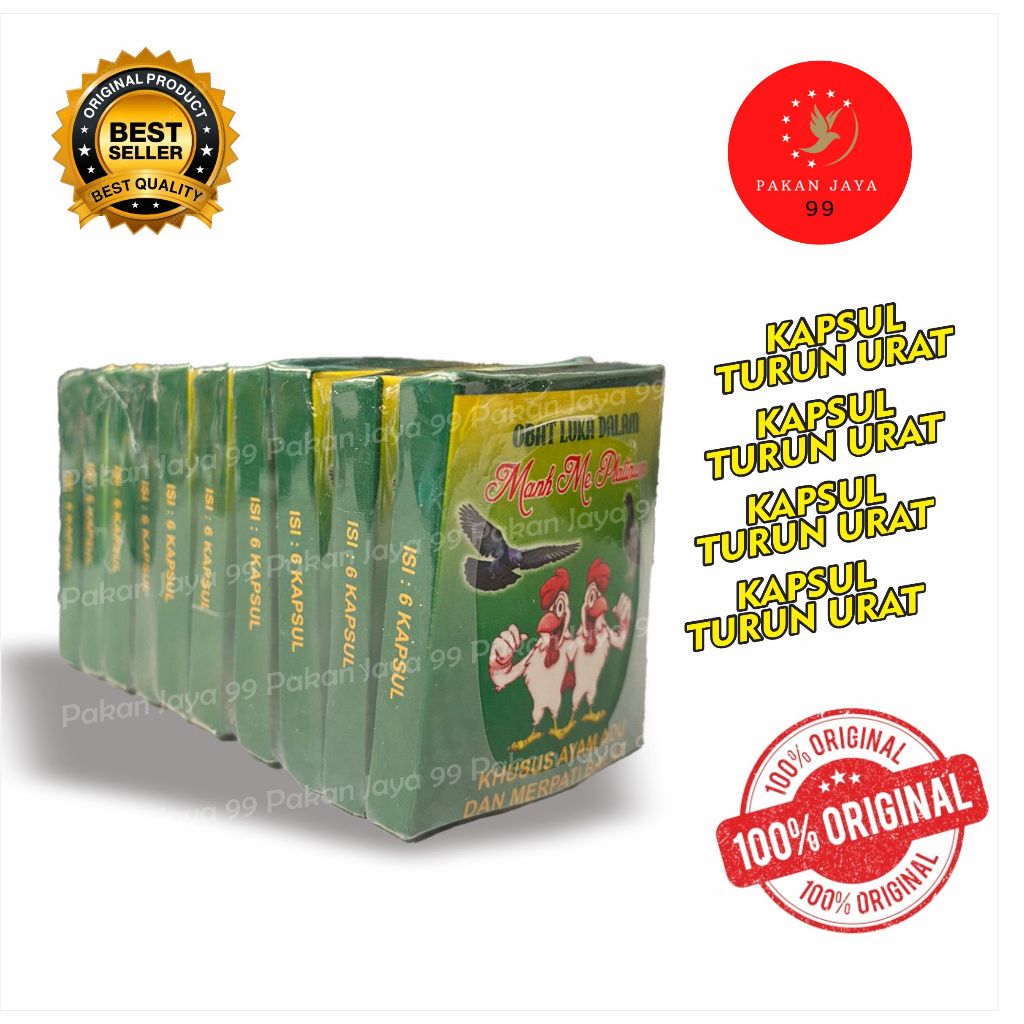 READY OBAT LUKA DALAM PLATINUM 1 PAK ISI 10 PCS MENGOBATI AYAM MERPATI MEMAR PATAH TULANG LUKA DALAM