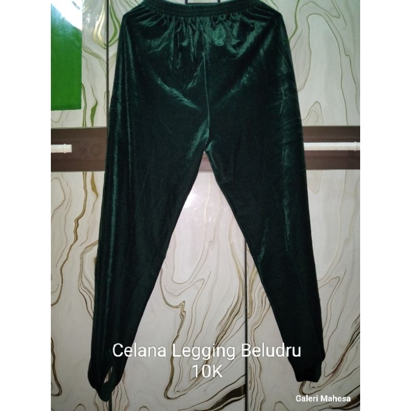 Preloved Legging beludru