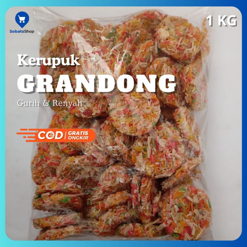 

1 KG Kerupuk Grandong Mentah Enak Dan Gurih Cocok Untuk Di Goreng/Seblak