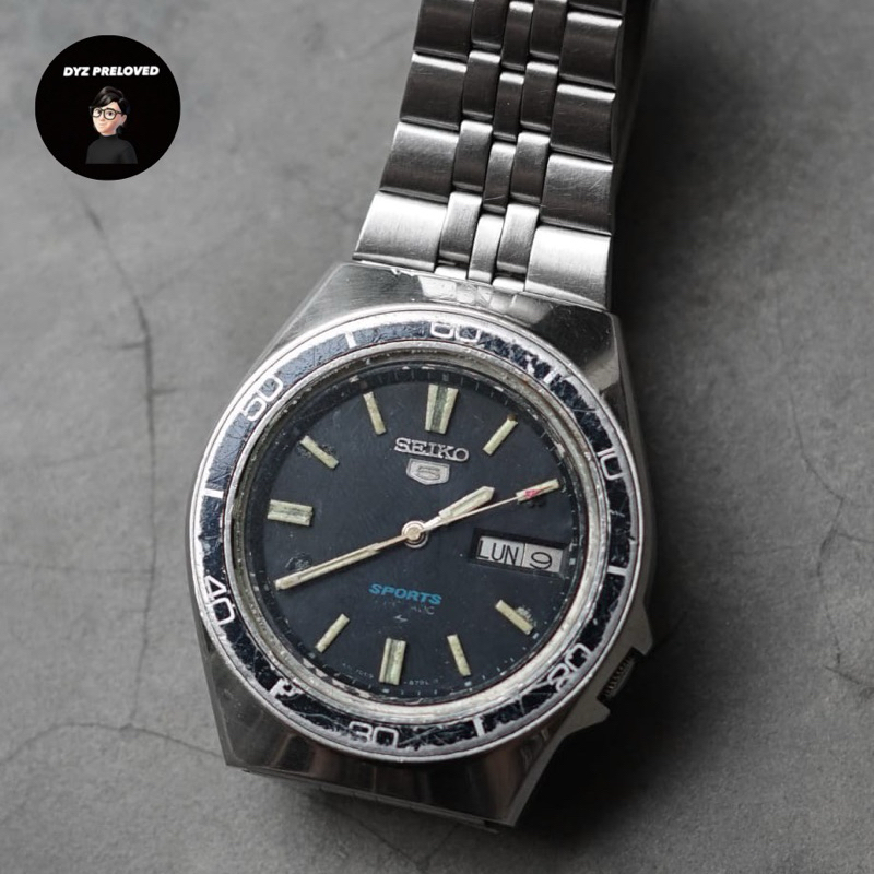 Jam tangan Vintage seiko5 diver (sudah jarang) Full original