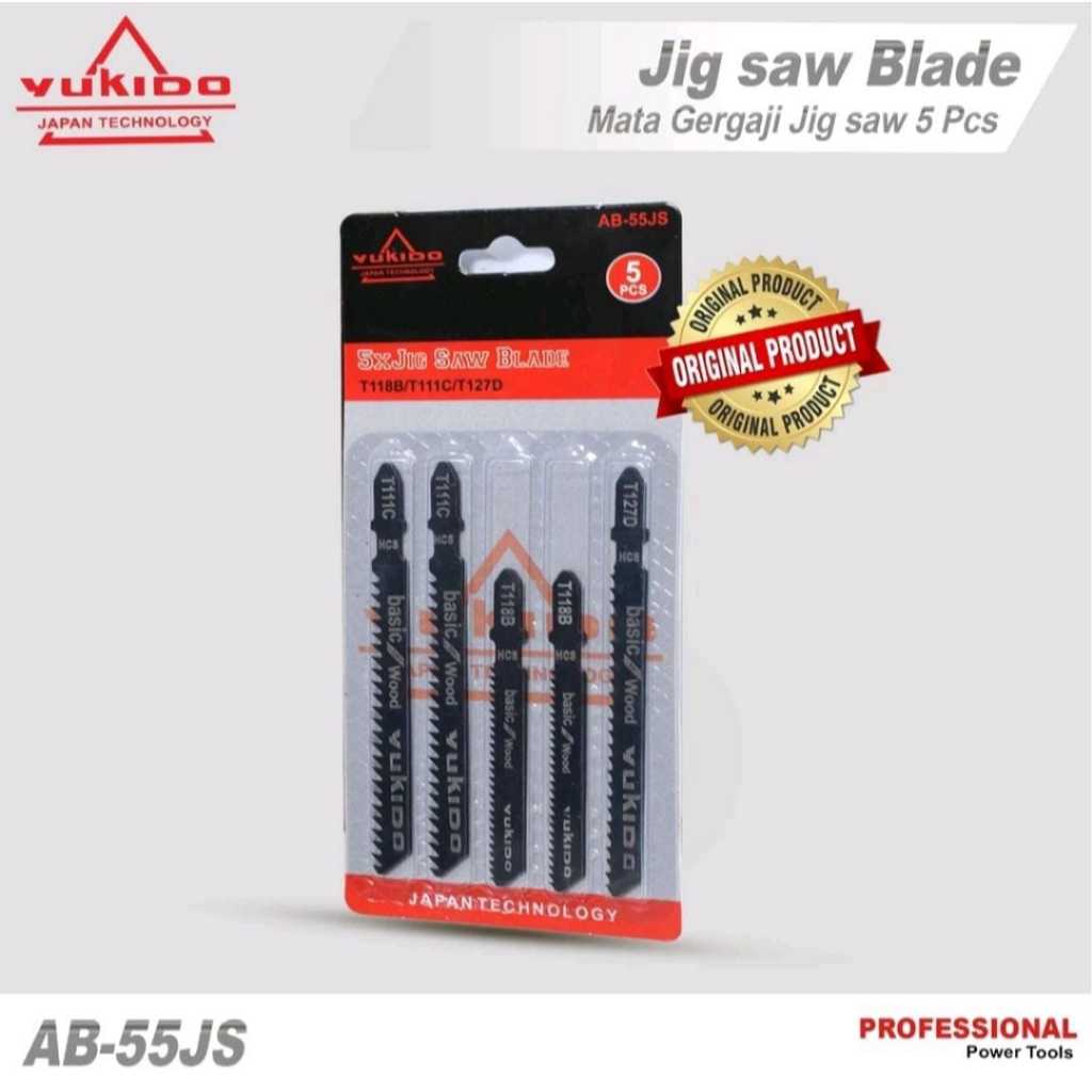 Mata Jigsaw Jig Saw Gergaji Kayu Triplek Basic for Wood / Mata Gergaji Jigsaw