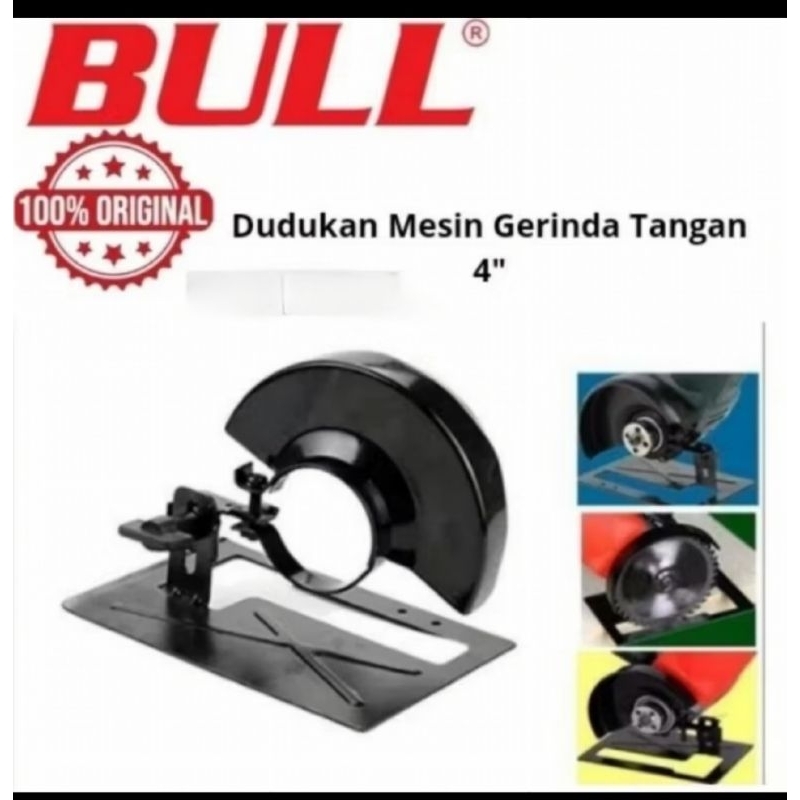 Dudukan Mesin Gerinda Tangan 4" BULL/Base Gerinda 4"(115 mm) BULL 100% ORIGINAL