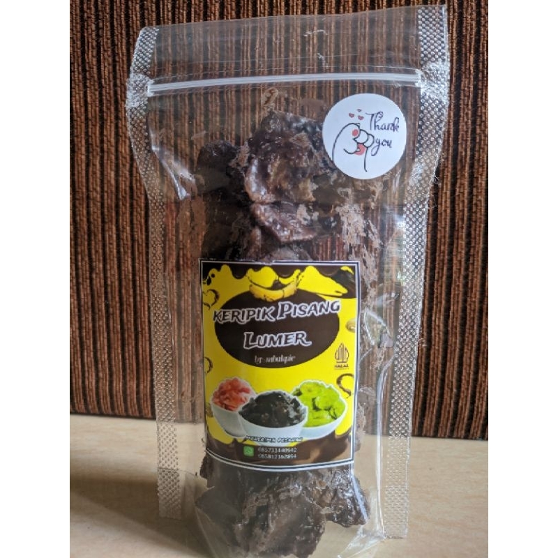 

keripik pisang rasa coklat | 70gram.