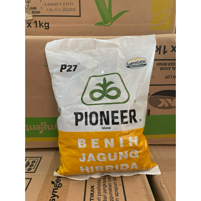 bibit jagung p27 lumigen benih jagung pioneer p27 lumigen 1kg