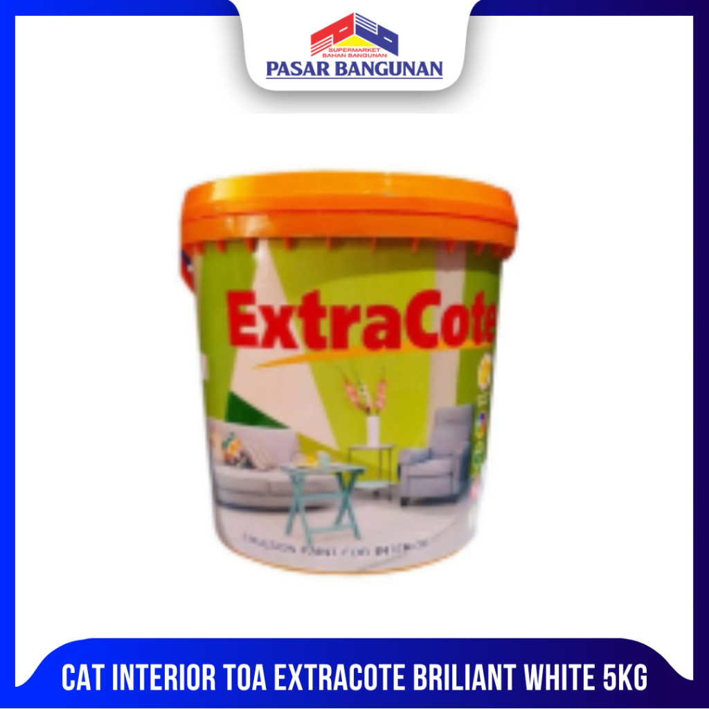 CAT INTERIOR TOA EXTRACOTE BRILIANT WHITE 5KG