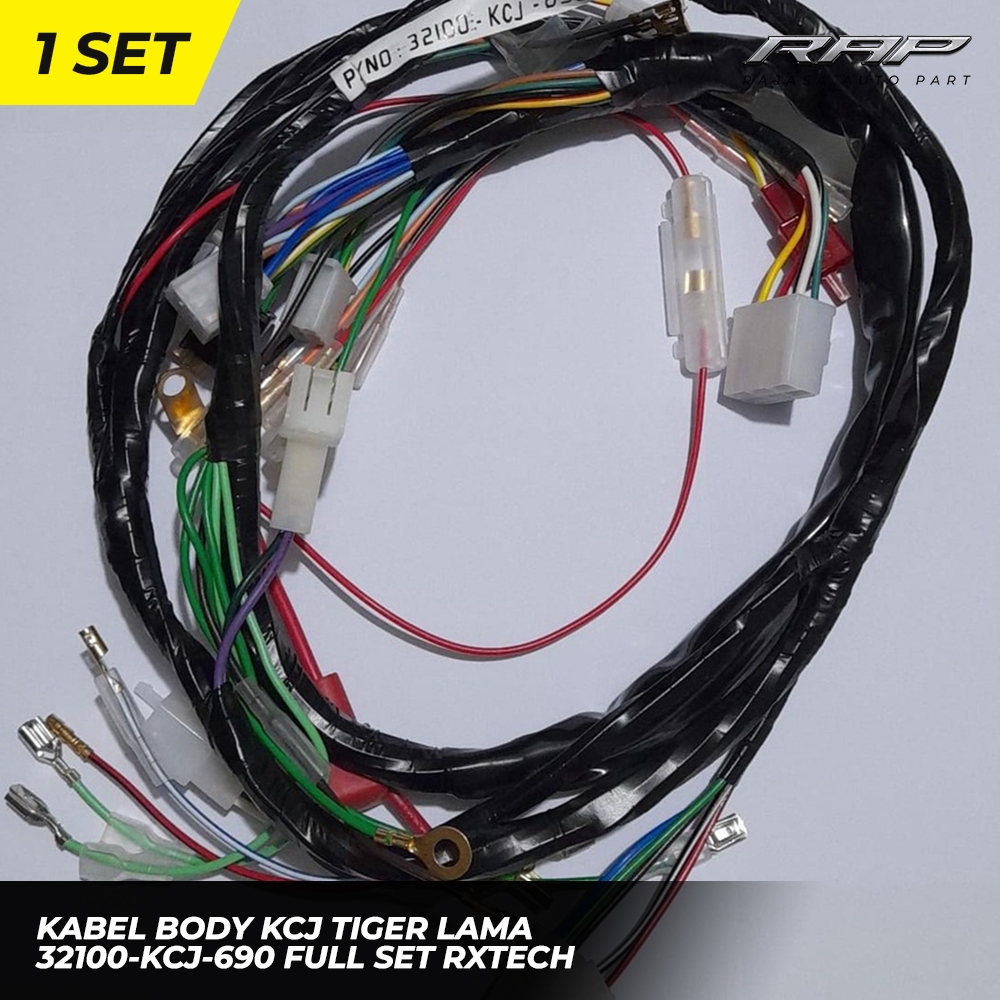 KABEL BODI TIGER 2000 05 TIGER LAMA/KABEL BODY KCJ TIGER LAMA 32100-KCJ-690 FULL SET RXTECH