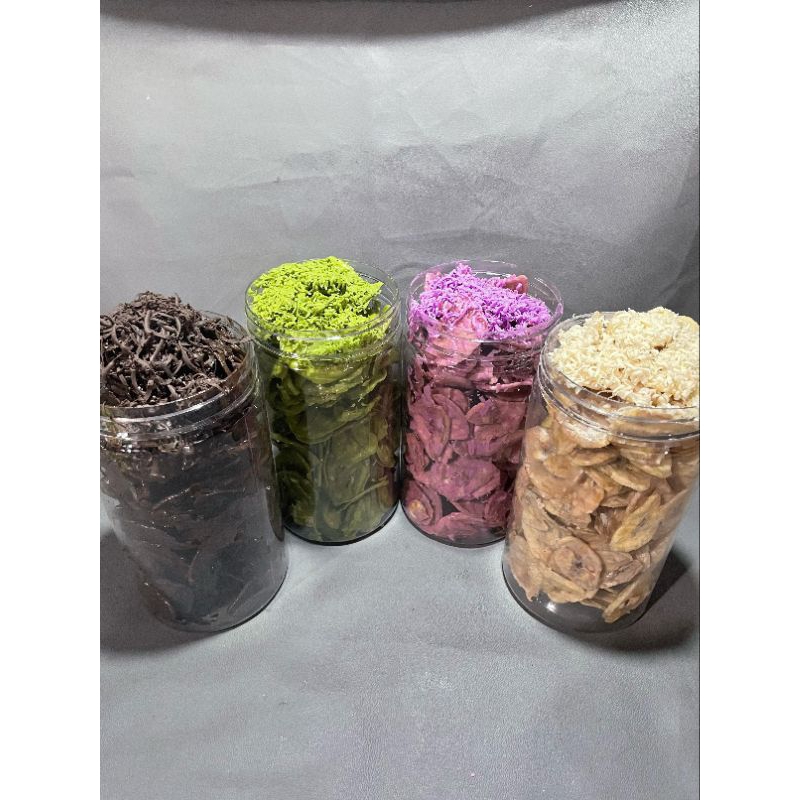 

Full Toping Keripik Pisang Coklat Lumer Toples 1000ml (350gram) chocolate snack cemilan kering