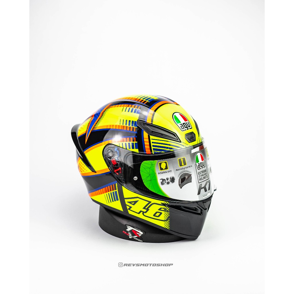 HELM AGV K1 ROSSI SOLELUNA 2015 ROSSI SNI