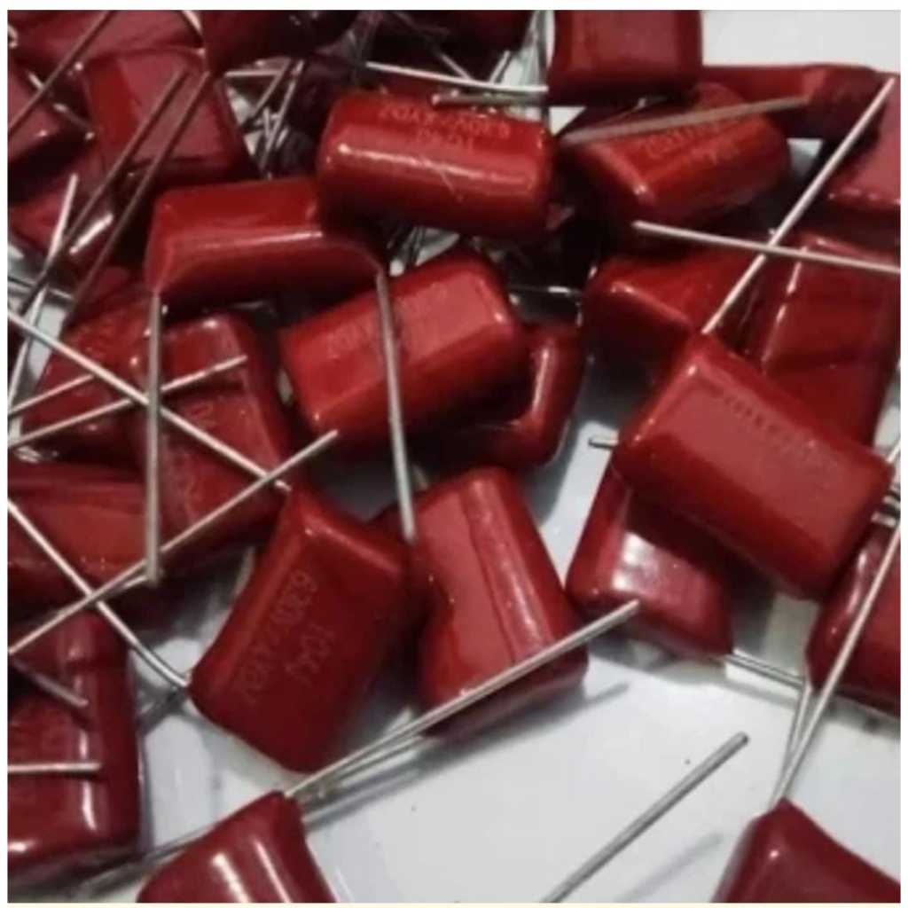 RE2571 kapasitor capacitor milar 104 100nf 100 nf 250v 250volt 250 volt by PCM LTC GLODOK
