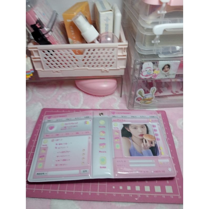 collbook luckybuddy preloved pink (bahan pp no pvc)