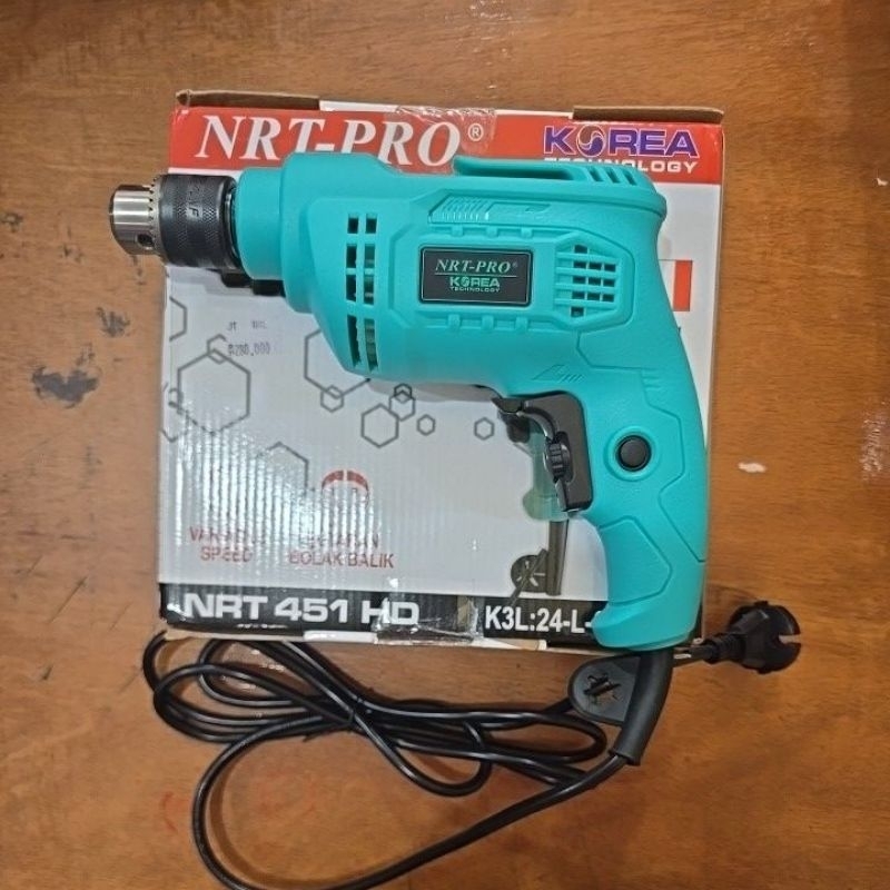 bor pistol bor tangan nrt pro / bor listrik nrt pro 10mm NRT 451 HD / bor 10mili nrt pro