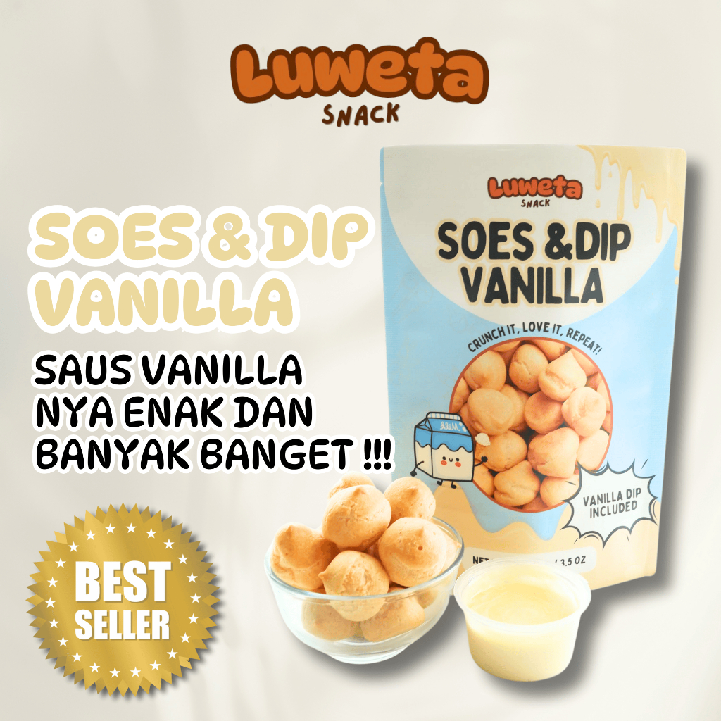 

SOES & DIP VANILLA SOES KERING SAUS VANILLA - Luweta Snack