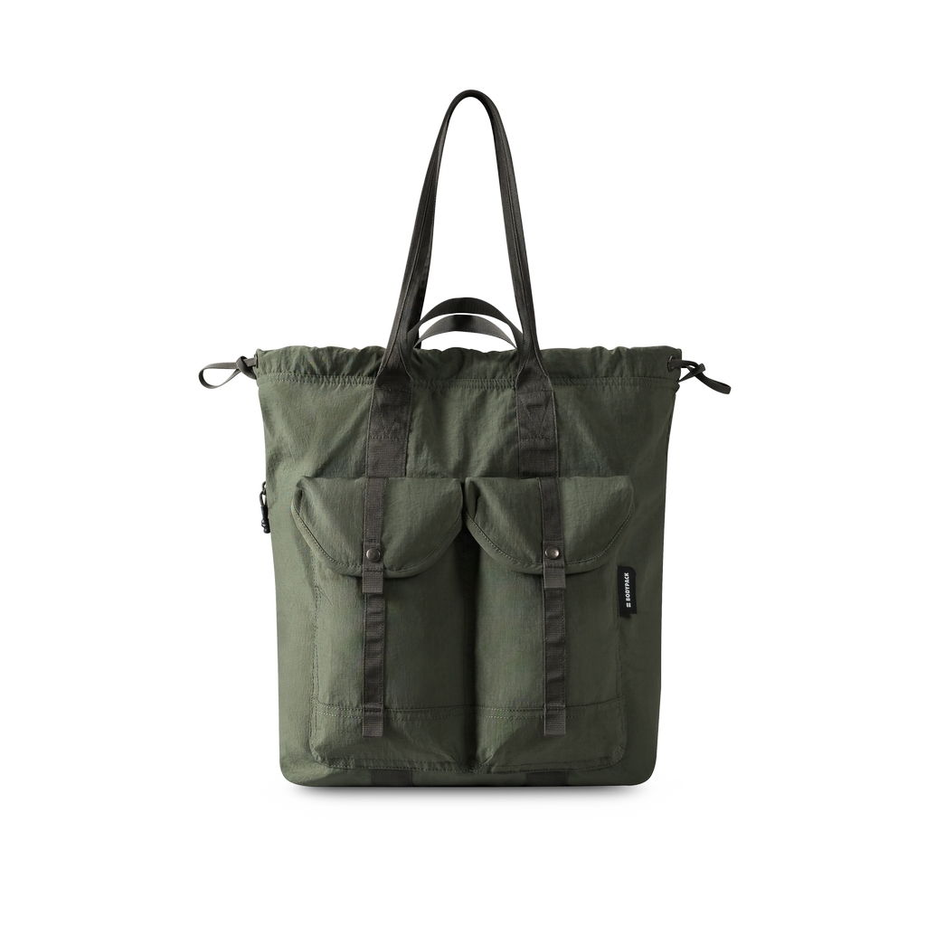 Bodypack Tame Totepack 14 Inch Tas Ransel Jinjing Kuliah Kerja Ringan Multifungsi - Olive