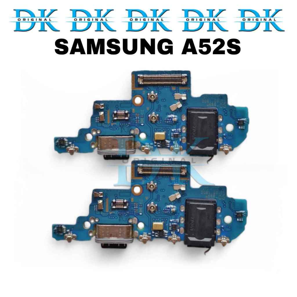 Konektor Charger Samsung A52S USB Papan Cas Mic Pcb Board Ori