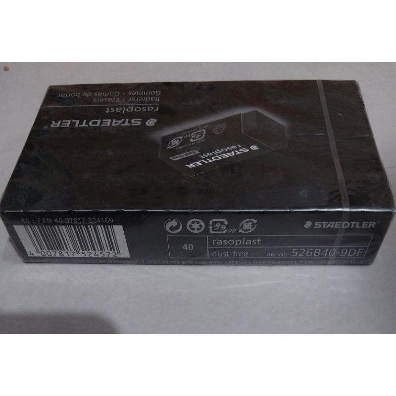 

PENGHAPUS STAEDTLER KECIL HITAM ISI 40 PCS