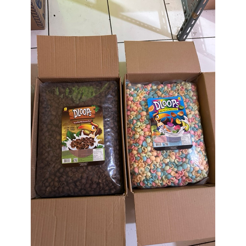 

DLOOPS SEREAL FRUIT,CHEESE DAN COKLAT 1KG