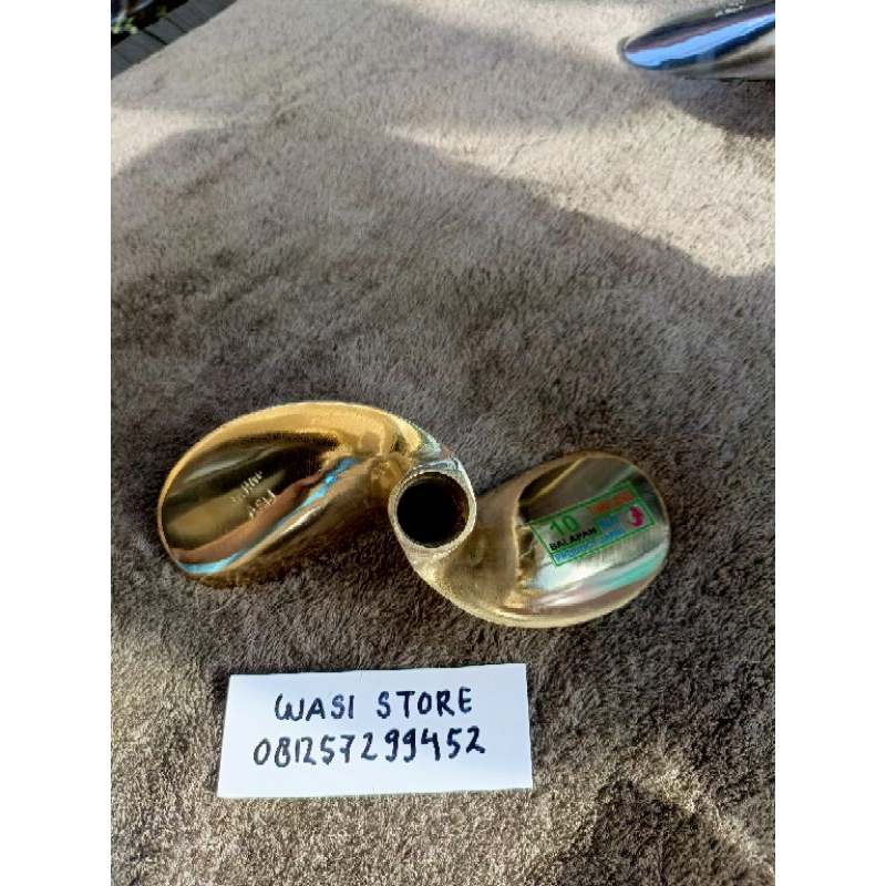 baling baling kipas balap thailand 10 pk as 3/4 kuningan asli sdh modif balap MEREK JARNI