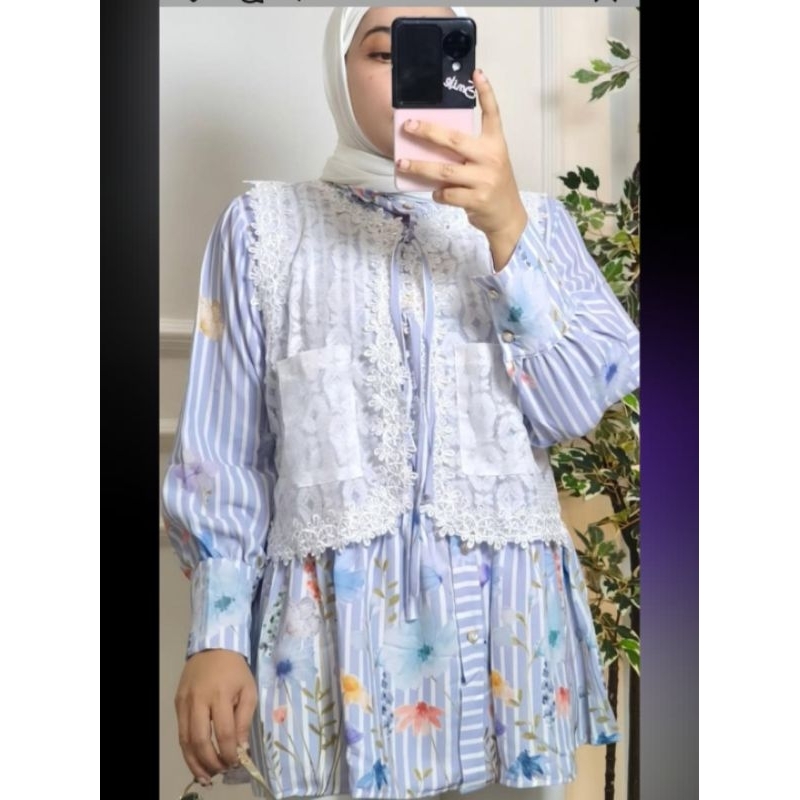 blouse kemeja meijiwang