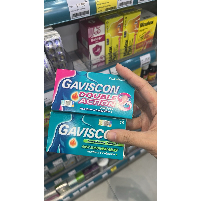 GAVISCON TABLET (ORI/DOUBLE ACTION)