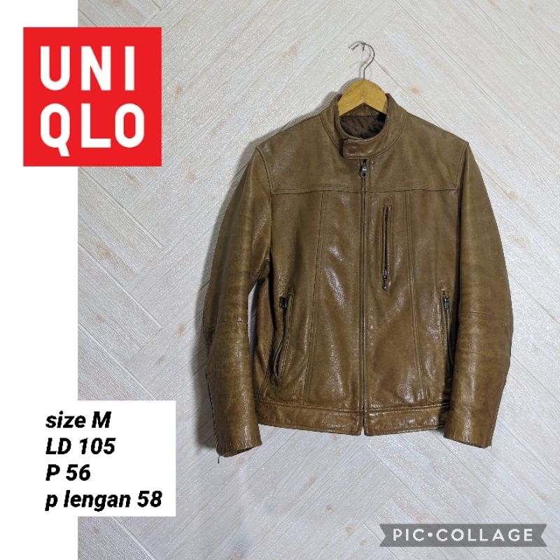 uniqlo leather jacket