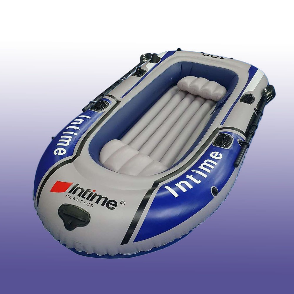 INTIME 400 Perahu Karet Mancing Inflatable Fishing Boat 4 Person - YT-099 | Perahu Karet INTIME 400 