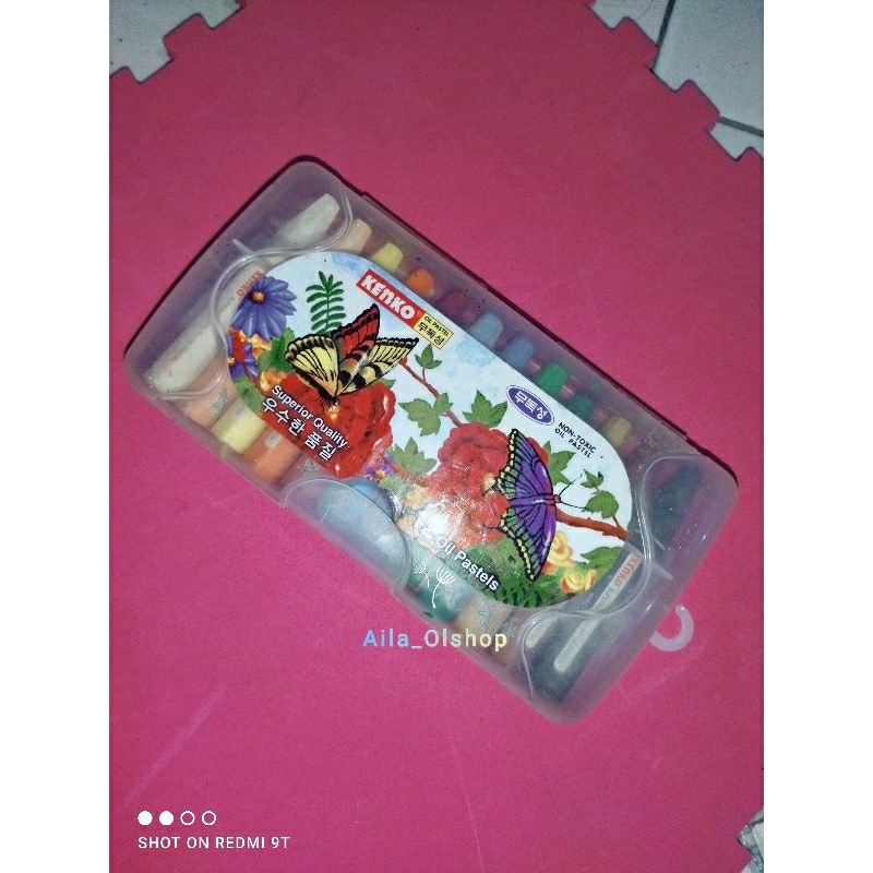 

Krayon Kenko/Oil Pastels 12 warna