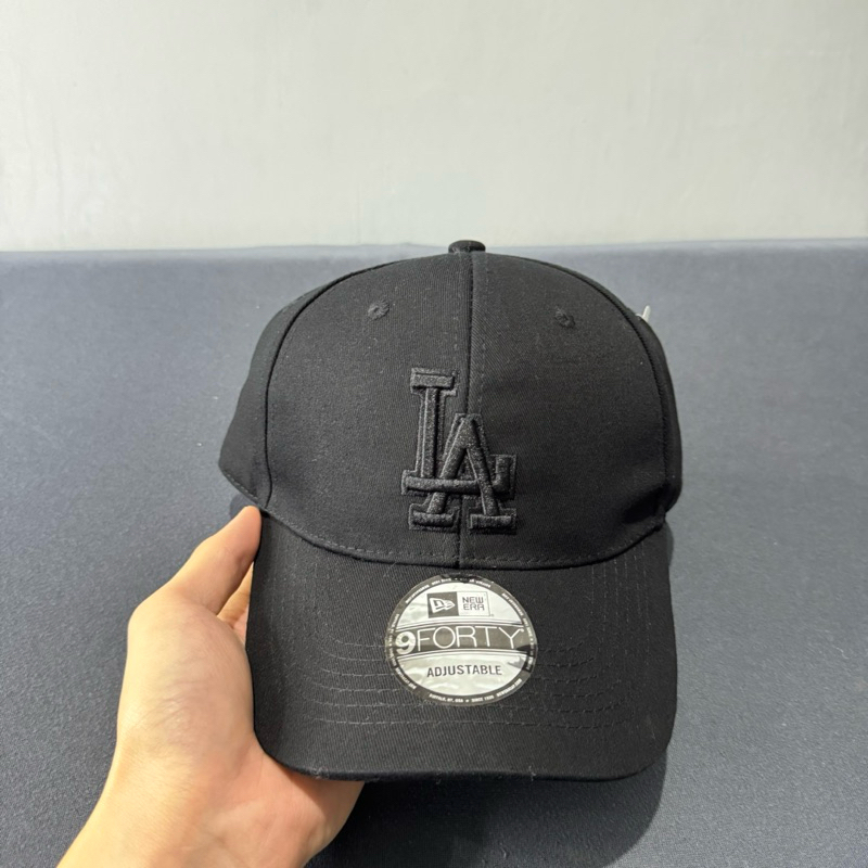 Topi Baseball Cap LA Full Black