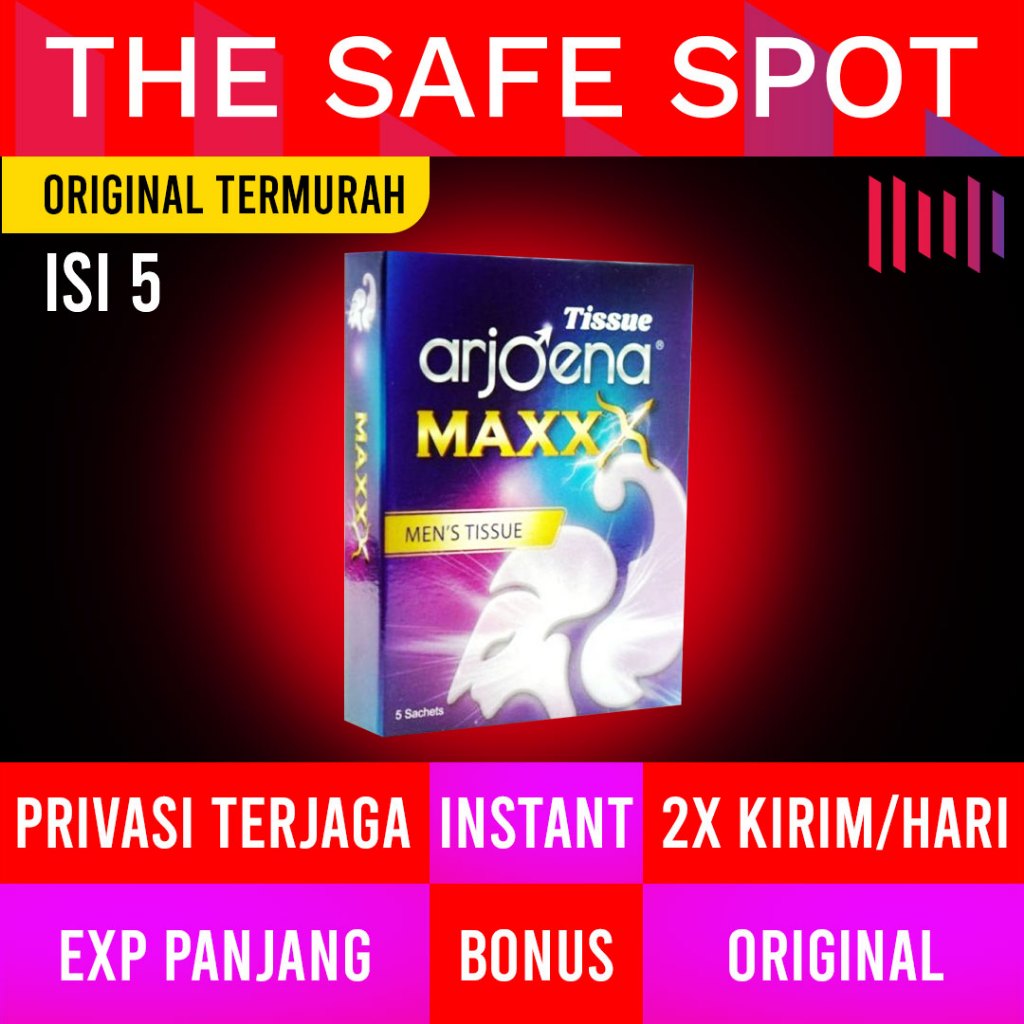 Arjoena Maxx Tisu Magic Original Tahan Lama Wangi Men Tissue Magic Power Tangerang Instant