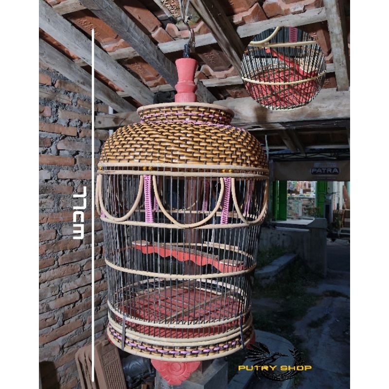 Sangkar perkutut rotan