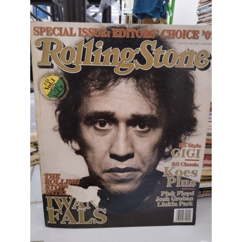 MAJALAH ROLLING STONE COVER IWAN FALS