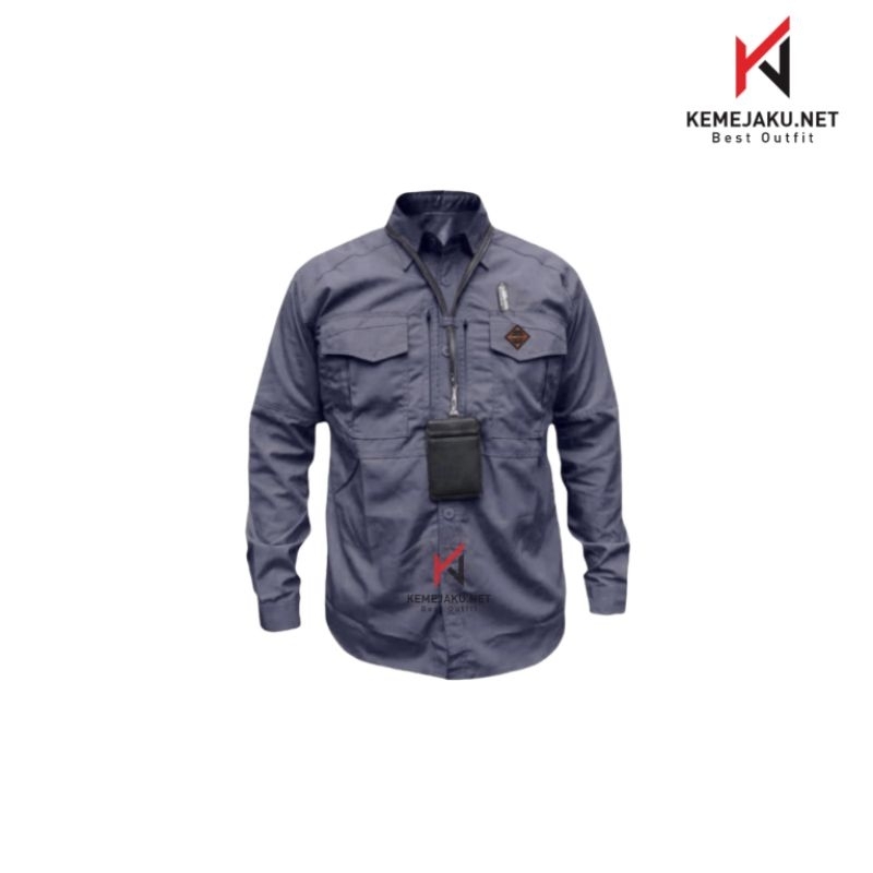 Kemeja PDL Tactical M-Tac drill Grad A" import Tebal kemeja lengan panjang Baju PDL lapangan kemeja