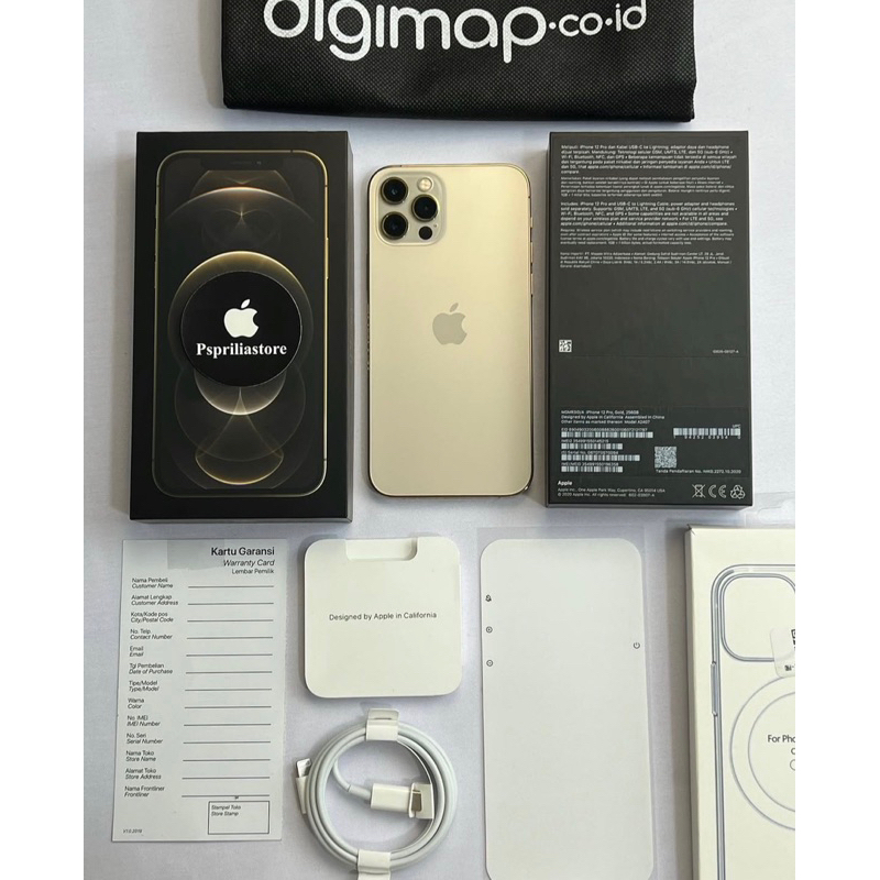 iphone 12 pro 128gb ibox Like New Mulus Lengkap Fullset -Original