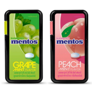 

Mentos Vitamin C Sugar Free Peach Mint/Grape Mint Flavor 21 gr