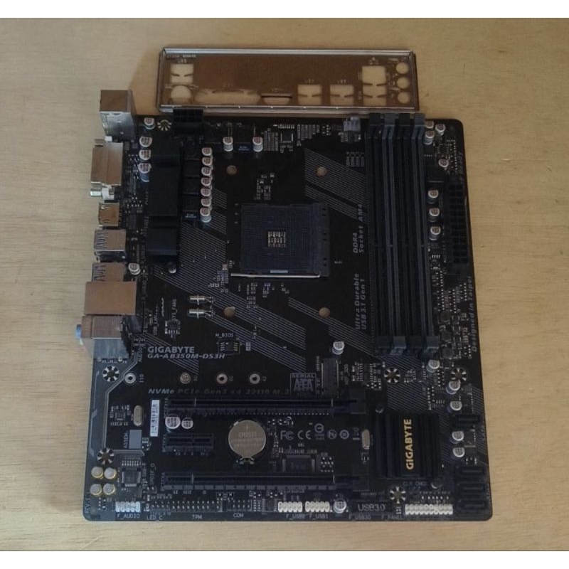 MOBO/MOTHERBOAD GIGABYTE B350M, NVME. SOCKET AM4, DDR4