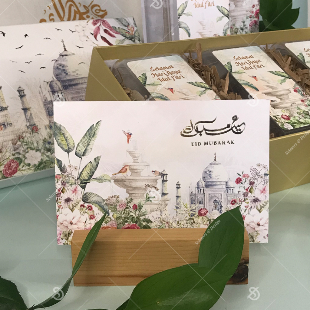 

Scissors & design Kartu Ucapan Ramadhan / Eid fitri 15 X 10 CM ( BUY ONE GET ONE FREE )