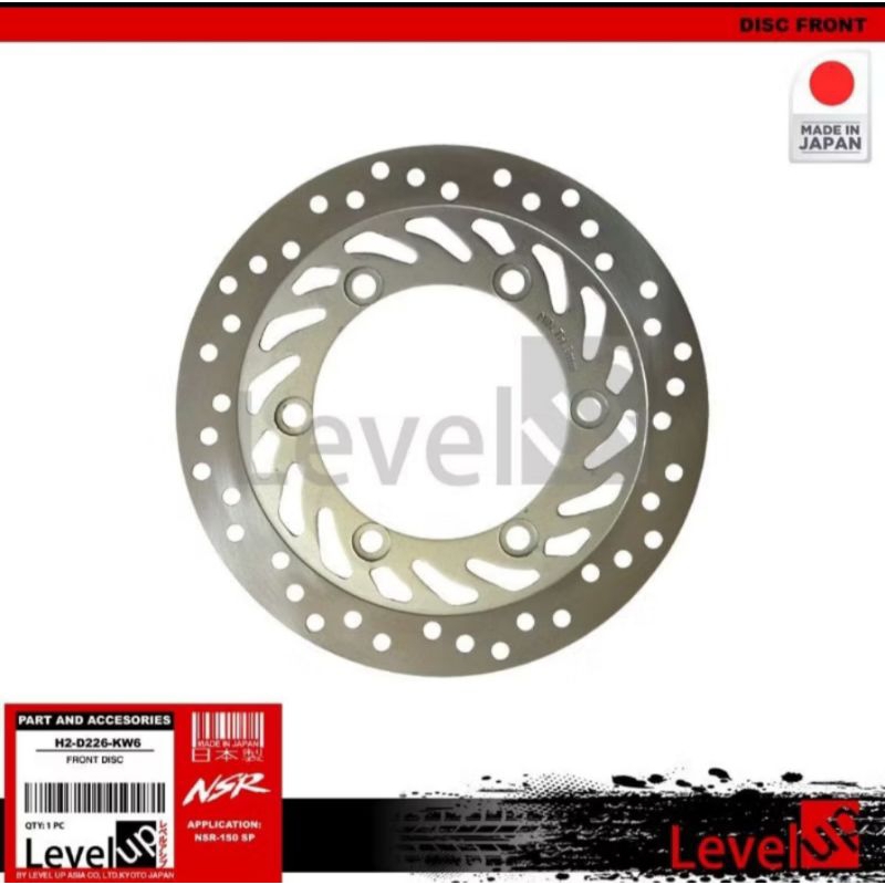 level up piringan cakram depan Nsr150 sp disc front