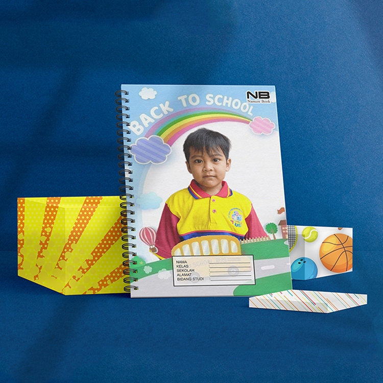 

Buku Tulis Custom Pakai Foto Sendiri Buku Tulis Spiral Isi 32 38 Dan 58