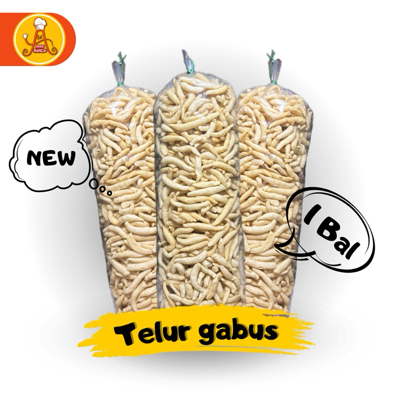 

[Ammi Snack] Snack Telur Gabus Premium 1 Bal Termurah